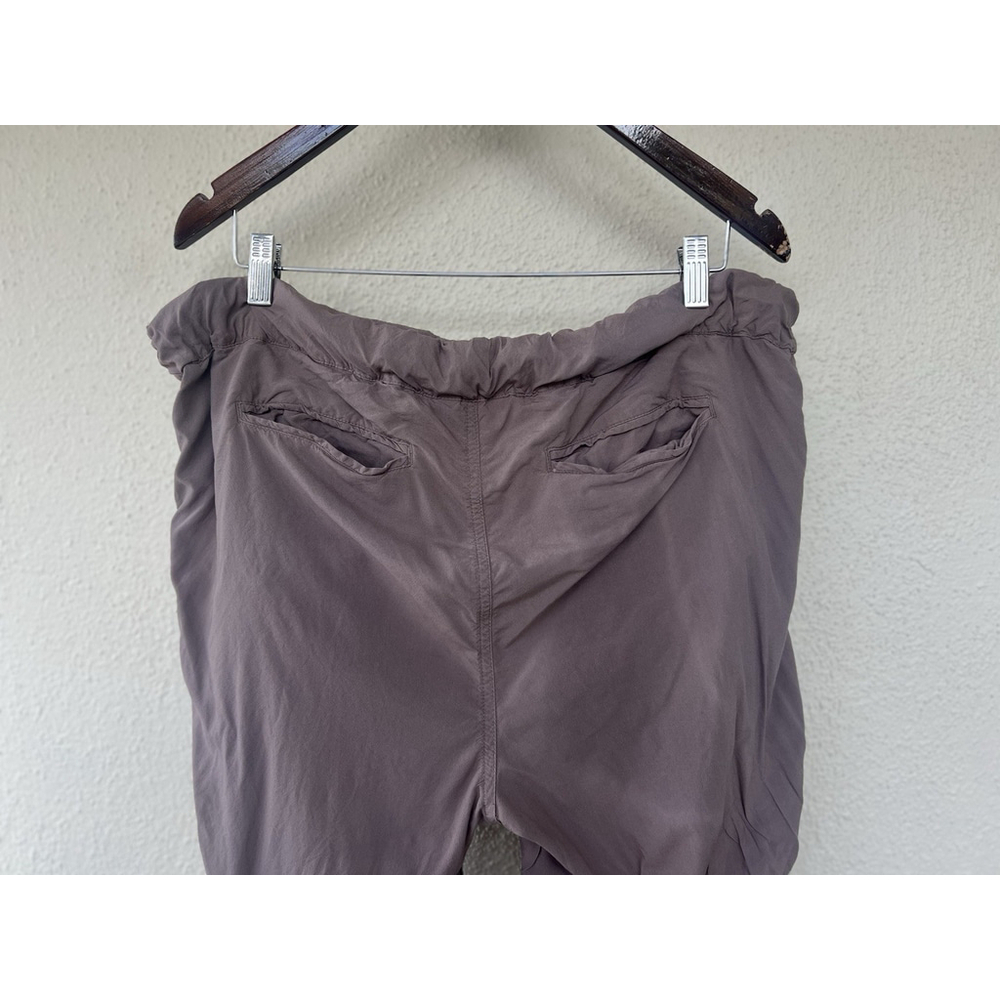 Sundance Tone It Up Embroidered Pull On Pants Taupe Medium Boho Resort Coastal - Picture 9 of 11